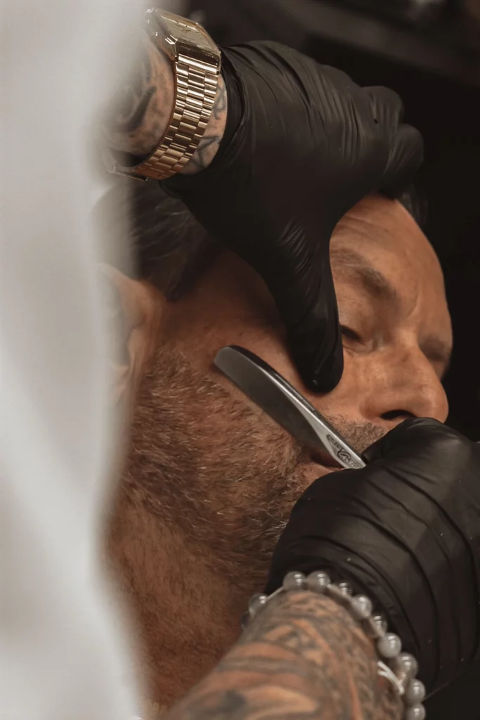 Shaving Joucke's Barbershop